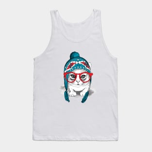 Cute Cat Alpaca Tank Top